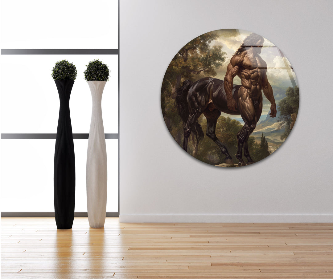 Centaur Glass Wall Art print picture on glass, Tempered Glass Wall Art
