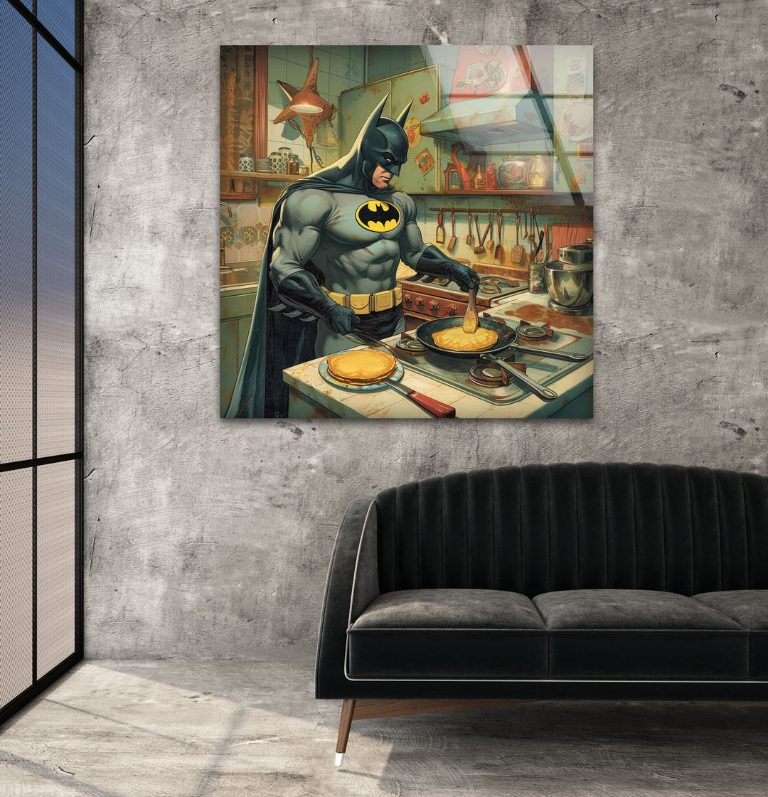 Chef Batman Glass Wall Art large glass photo prints, glass wall photos
