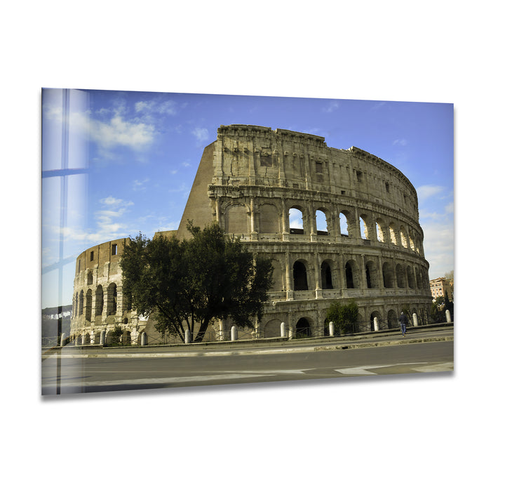 Colosseum Rome: Timeless Ancient Landmark on Glass Wall Art
