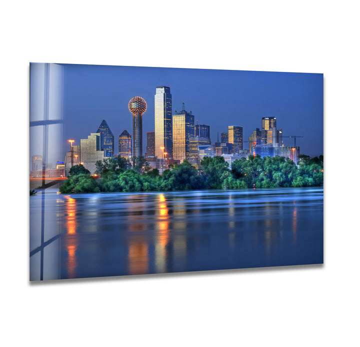 Dallas Skyline at Night – Stunning Cityscape Wall Art