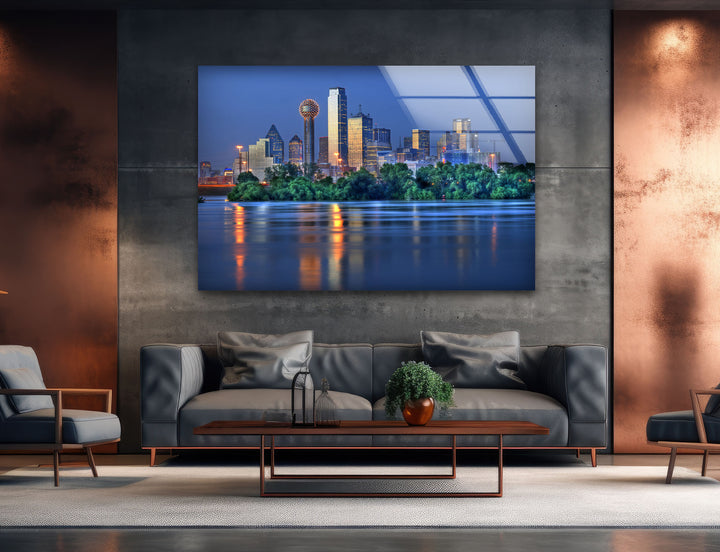 Dallas Skyline at Night – Stunning Cityscape Wall Art