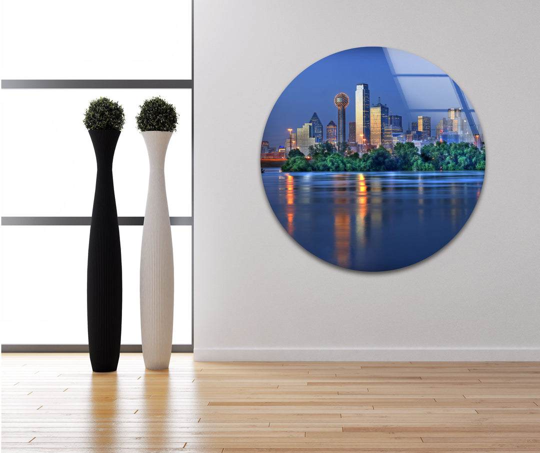 Dallas Skyline at Night – Stunning Cityscape Wall Art