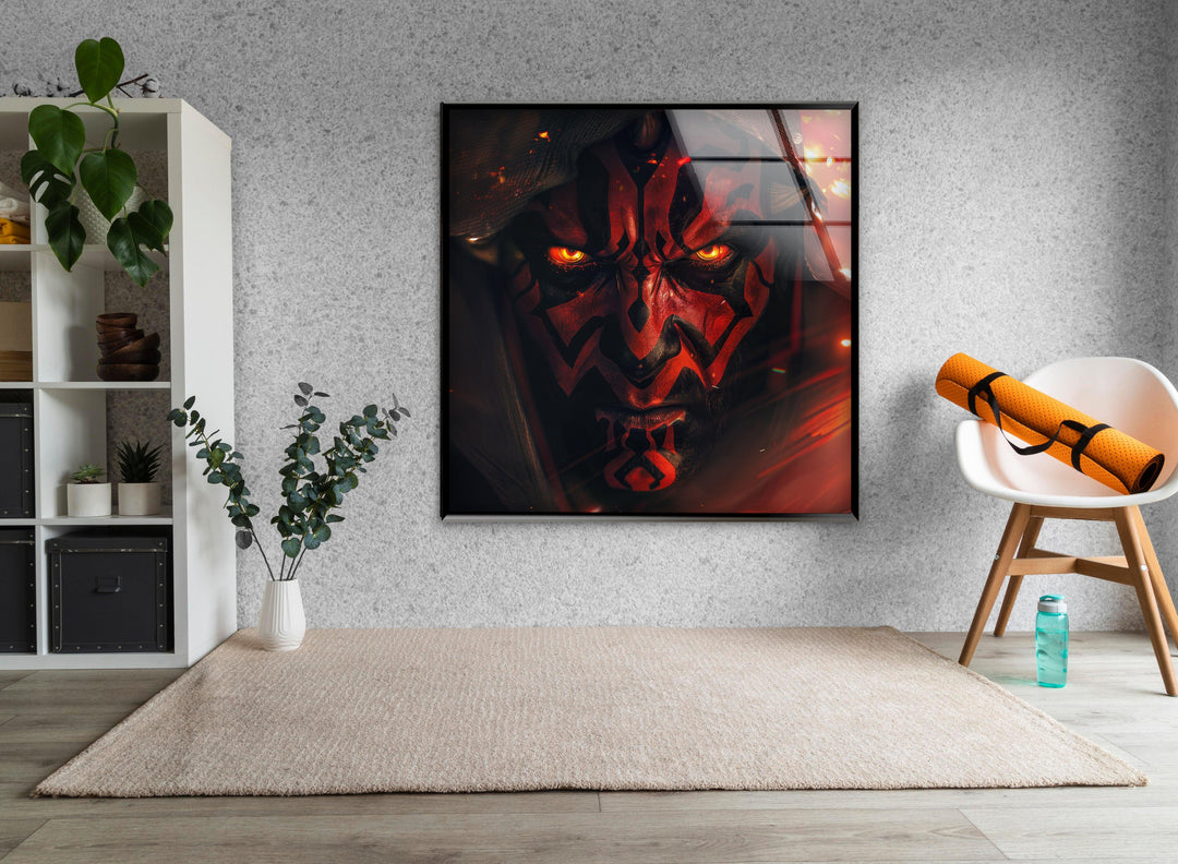 Darth Maul Glass Wall Art glass pictures for Wall, glass prints wall art
