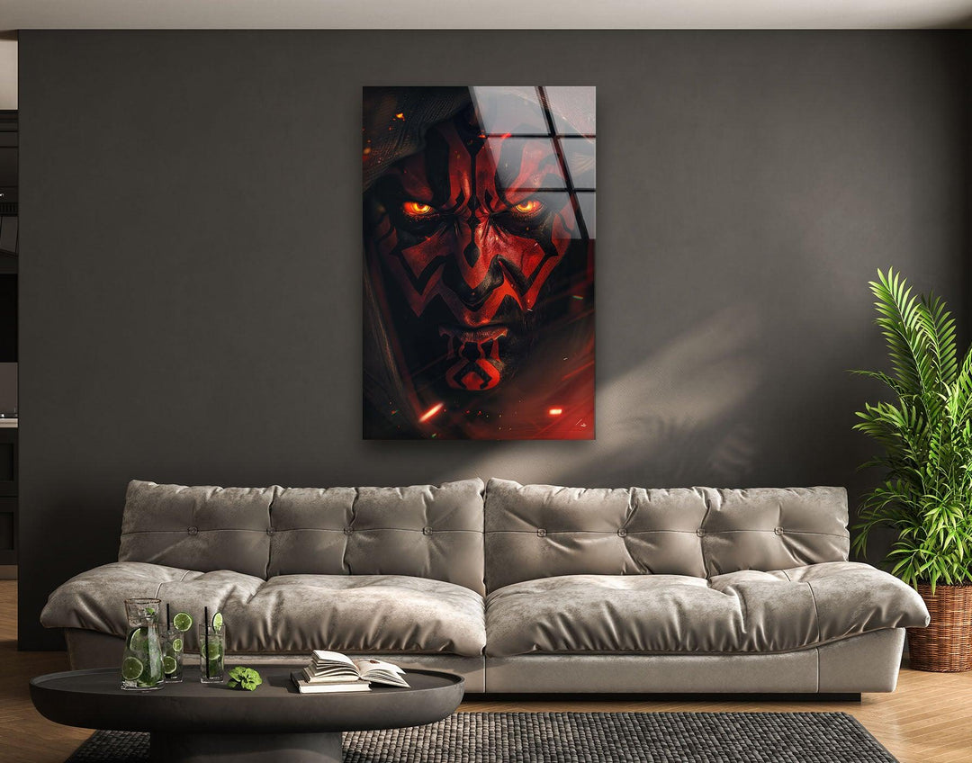 Darth Maul Glass Wall Art glass photo prints, glass picture prints
