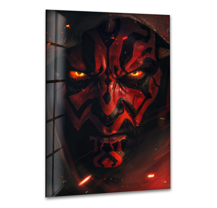 Darth Maul Glass Wall Art Glass Printing Wall Art, Print photos on glass
