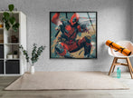 Deadpool Tempered Glass Wall Art