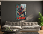 Deadpool Tempered Glass Wall Art