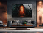 Diablo Date Tempered Glass Wall Art