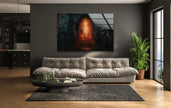 Diablo Date Tempered Glass Wall Art