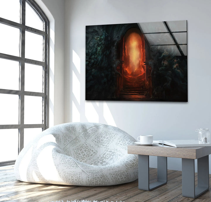 Diablo Date Glass Wall Art print on glass, glass printed photos
