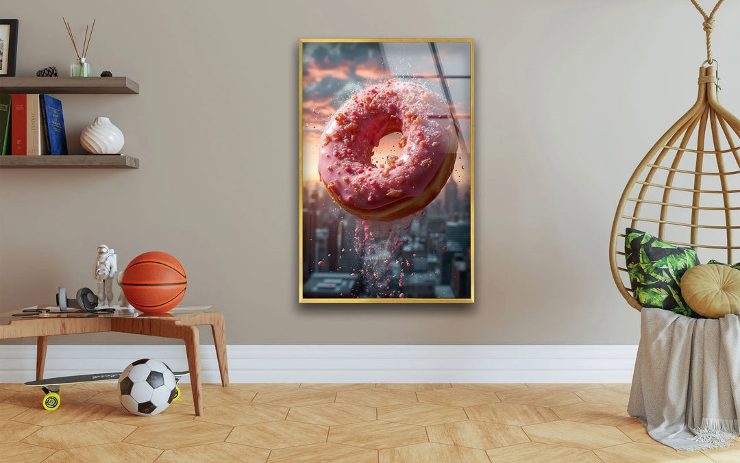 Donut Tempered Glass Wall Art - MyPhotoStation