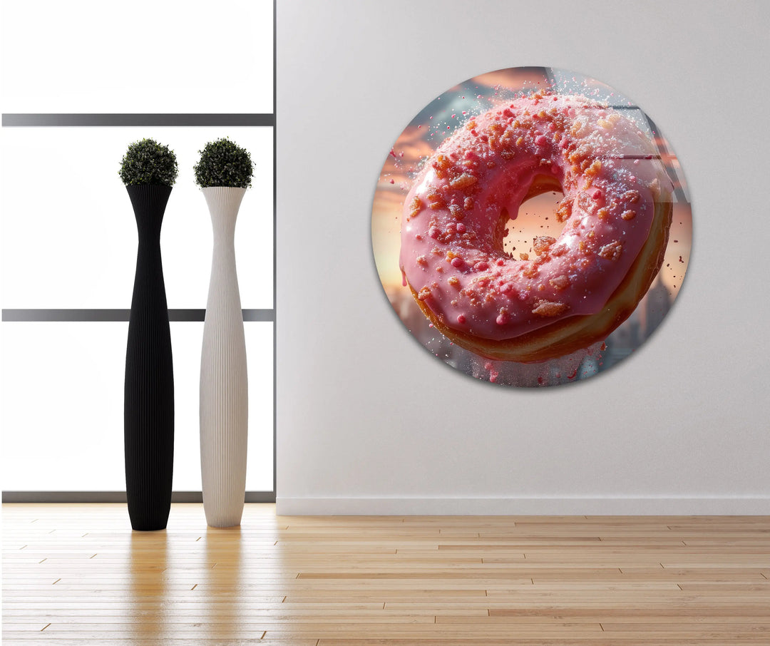 Donut Tempered Glass Wall Art - MyPhotoStation