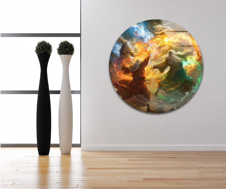 Elements Wizards Glass Wall Art custom glass photo prints, large glass prints
