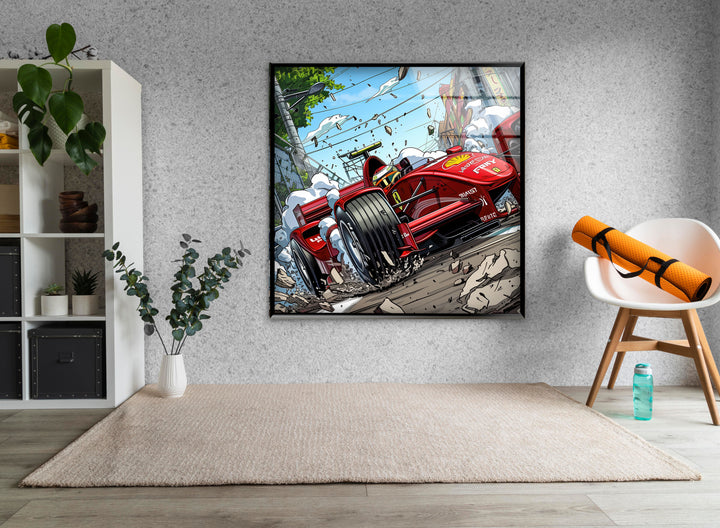 F1 Tempered Glass Wall Art - MyPhotoStation