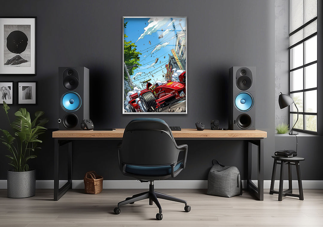 F1 Tempered Glass Wall Art - MyPhotoStation