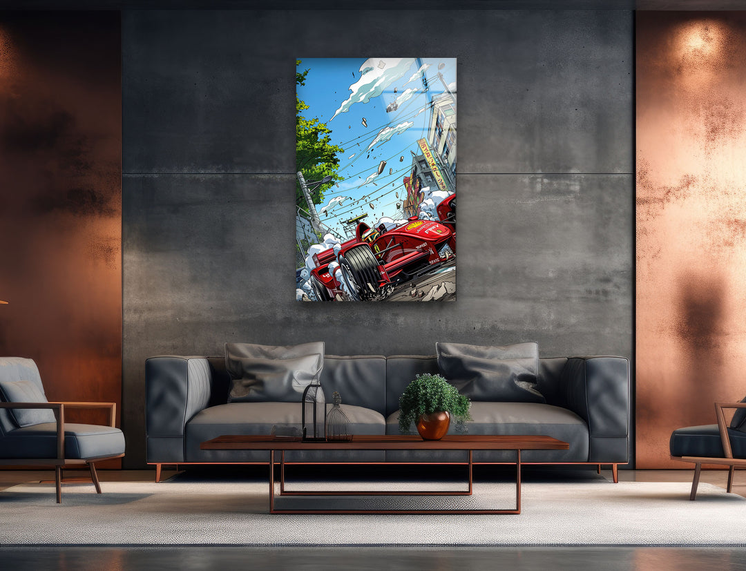 F1 Tempered Glass Wall Art - MyPhotoStation