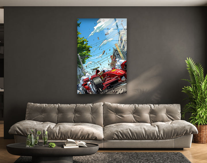 F1 Tempered Glass Wall Art - MyPhotoStation