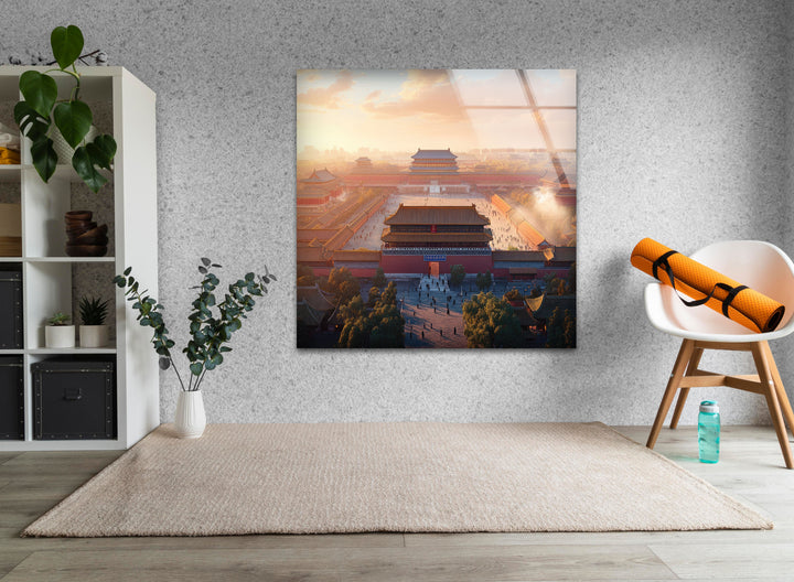 Forbidden City Glass Wall Art glass photo prints, glass picture prints
