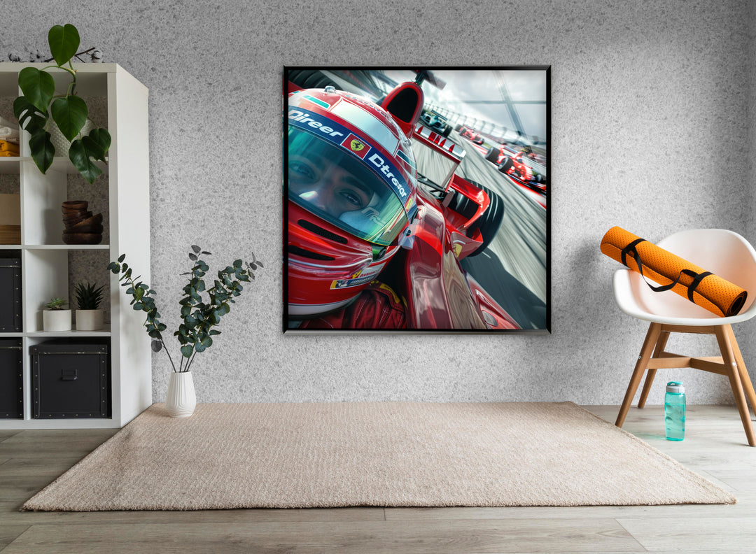 Formula1 Driver Tempered Glass Wall Art - MyPhotoStation