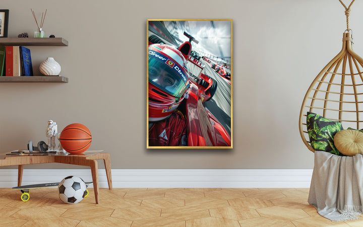 Formula1 Driver Tempered Glass Wall Art - MyPhotoStation