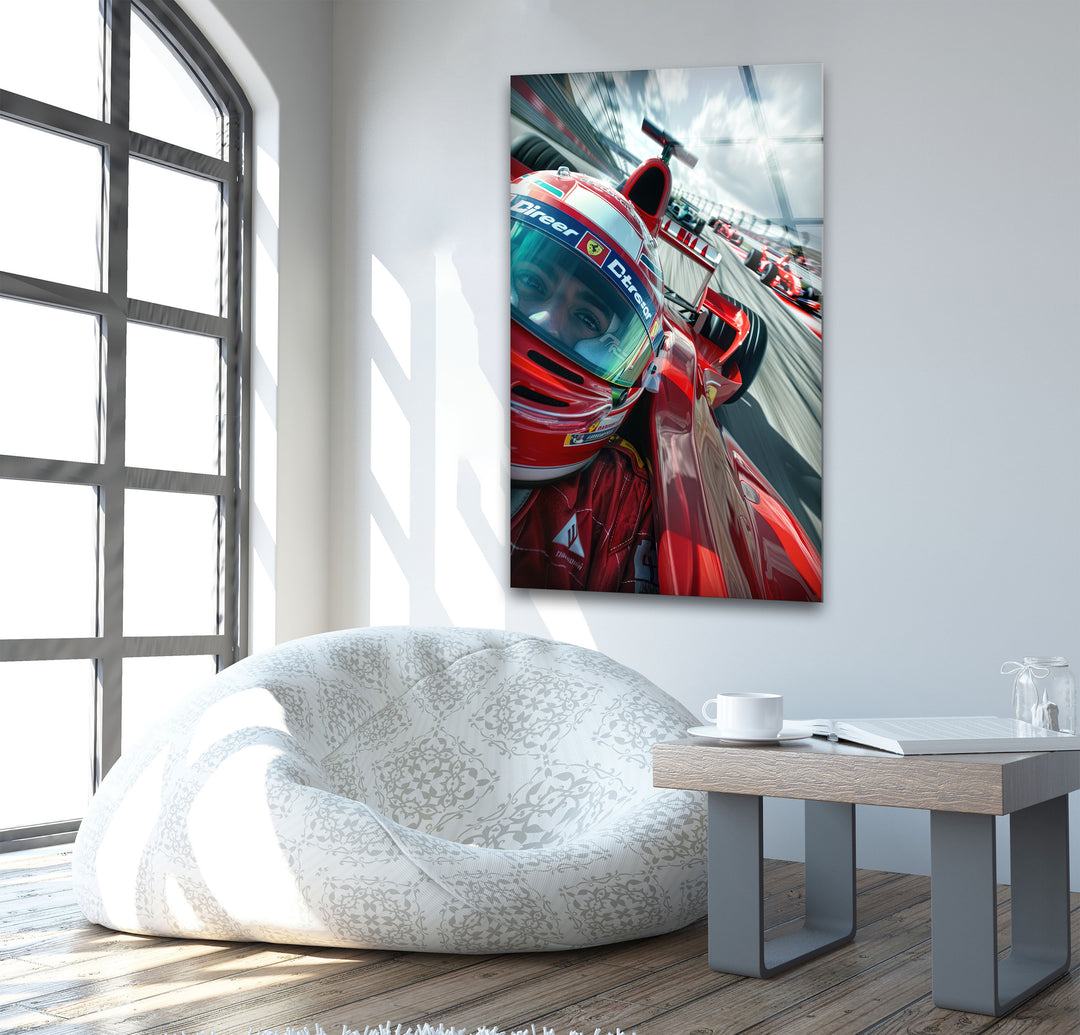 Formula1 Driver Tempered Glass Wall Art - MyPhotoStation