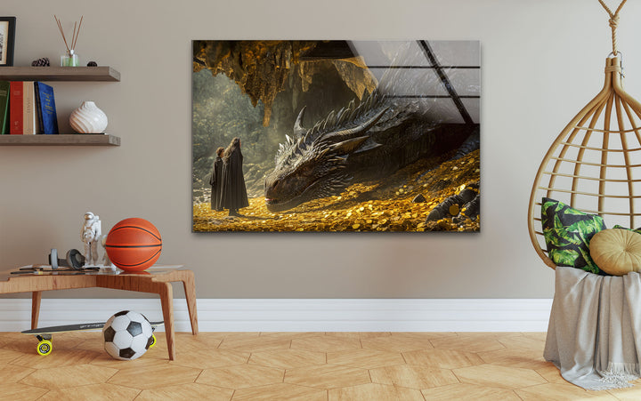 Game Of Thrones Smaug Glass Wall Art glass photo prints, glass picture prints
