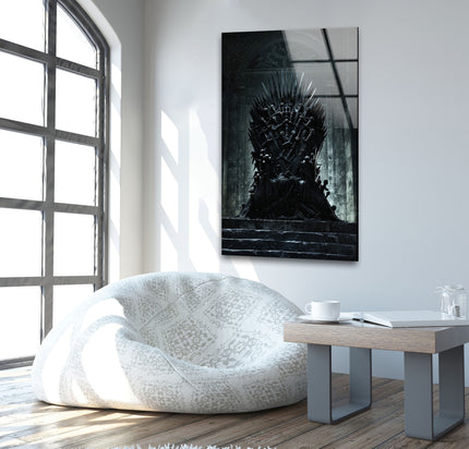 Game of Thrones Iron Throne Glass Wall Art