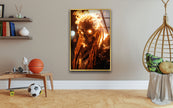 Ghost Rider Glass Wall Art