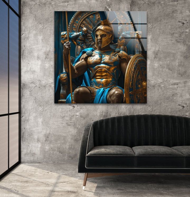 Gladiator Glass Wall Art