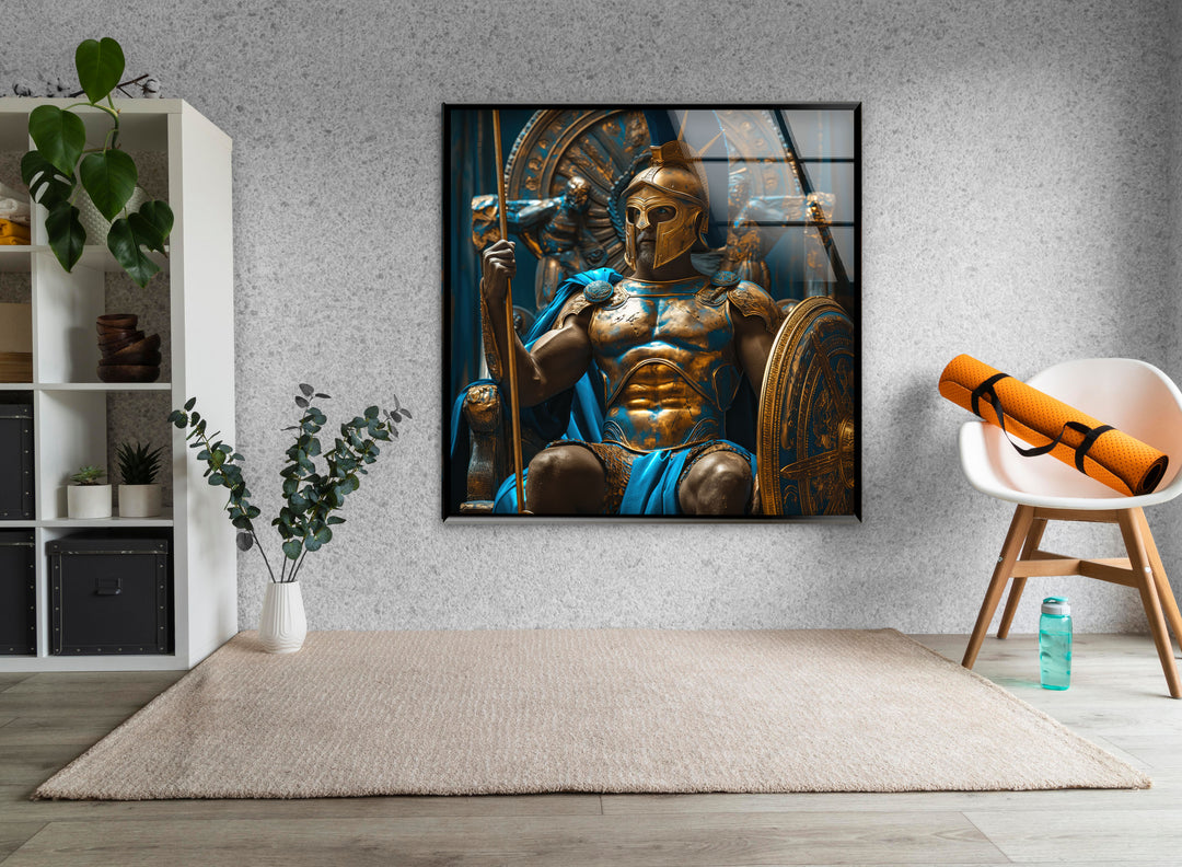 Gladiator Glass Wall Art