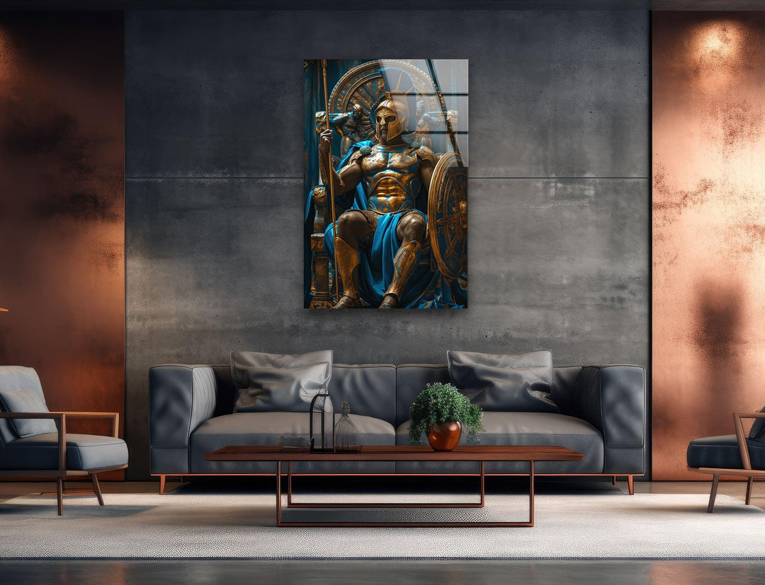 Gladiator Glass Wall Art