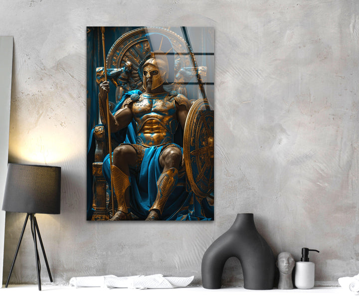 Gladiator Glass Wall Art