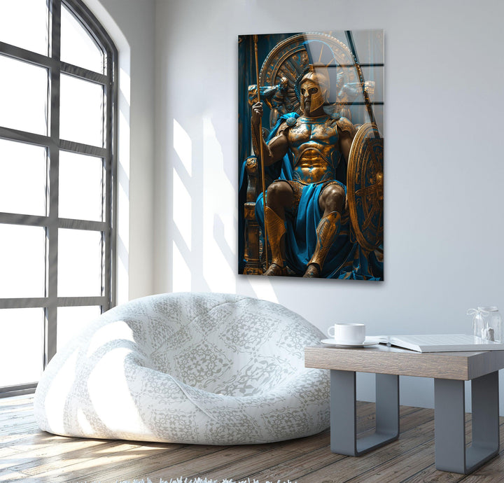 Gladiator Glass Wall Art