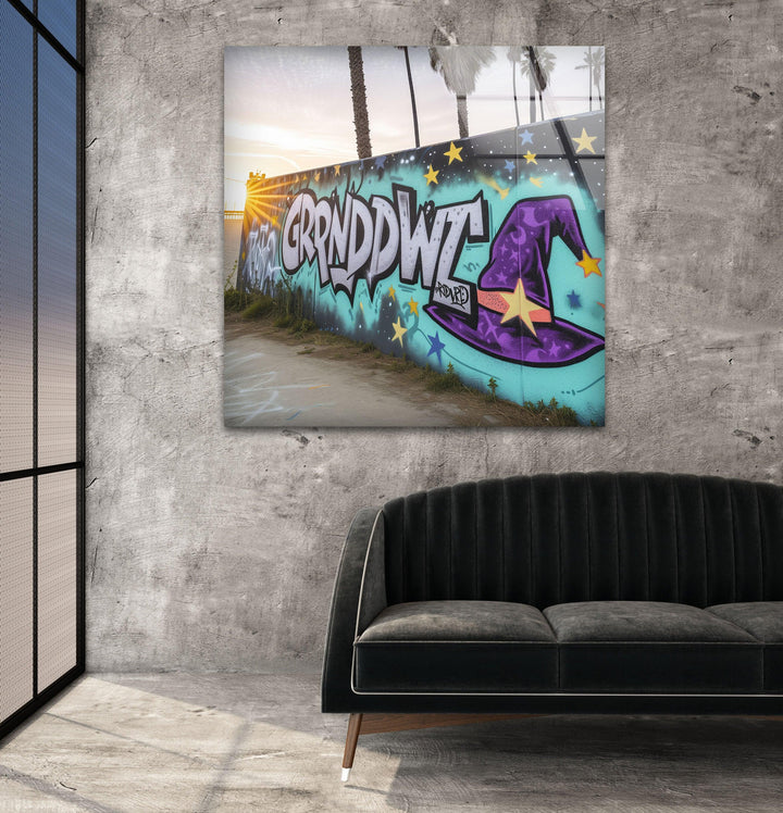 Graffiti Tempered Glass Wall Art - MyPhotoStation