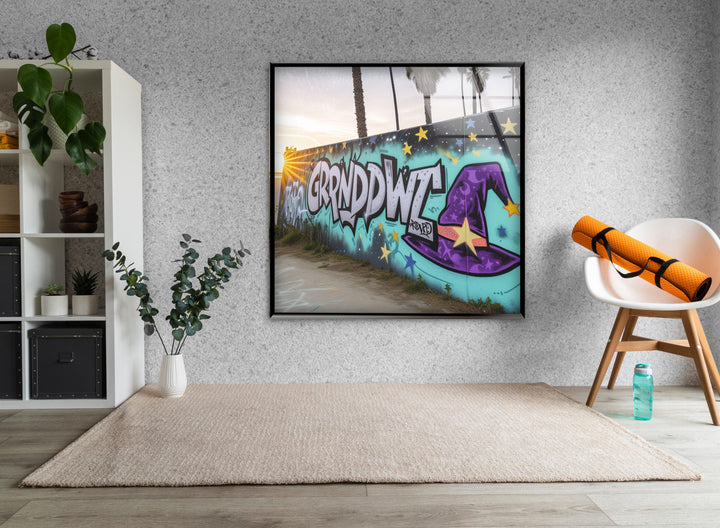 Graffiti Tempered Glass Wall Art - MyPhotoStation