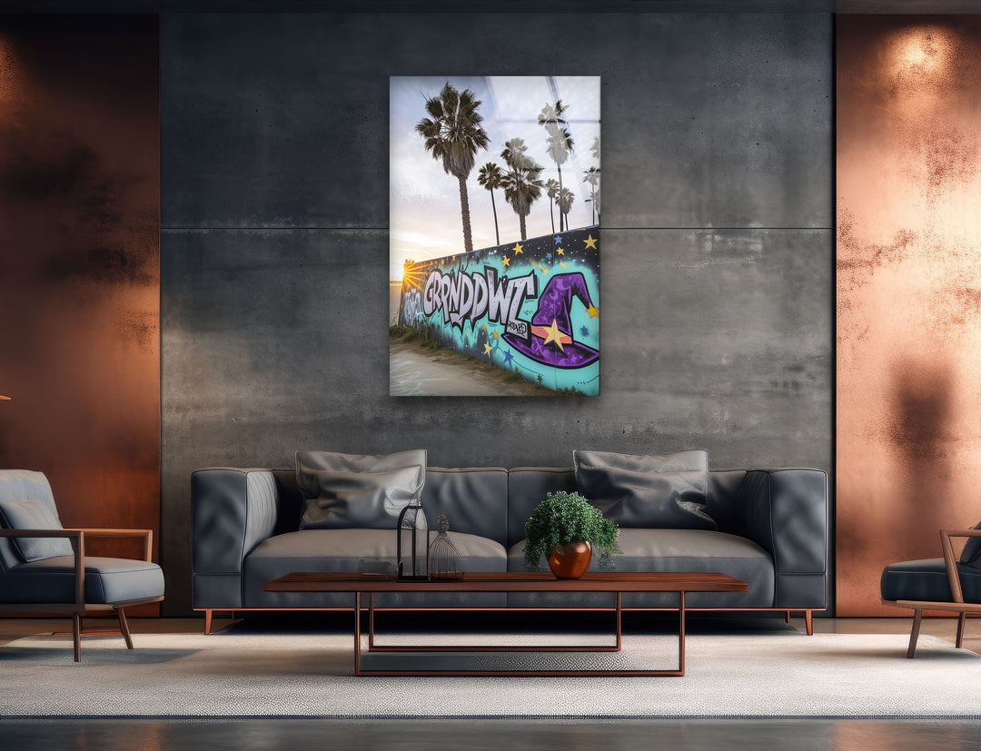 Graffiti Tempered Glass Wall Art - MyPhotoStation