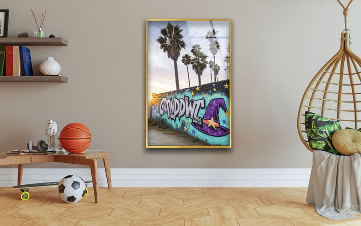 Graffiti Tempered Glass Wall Art - MyPhotoStation