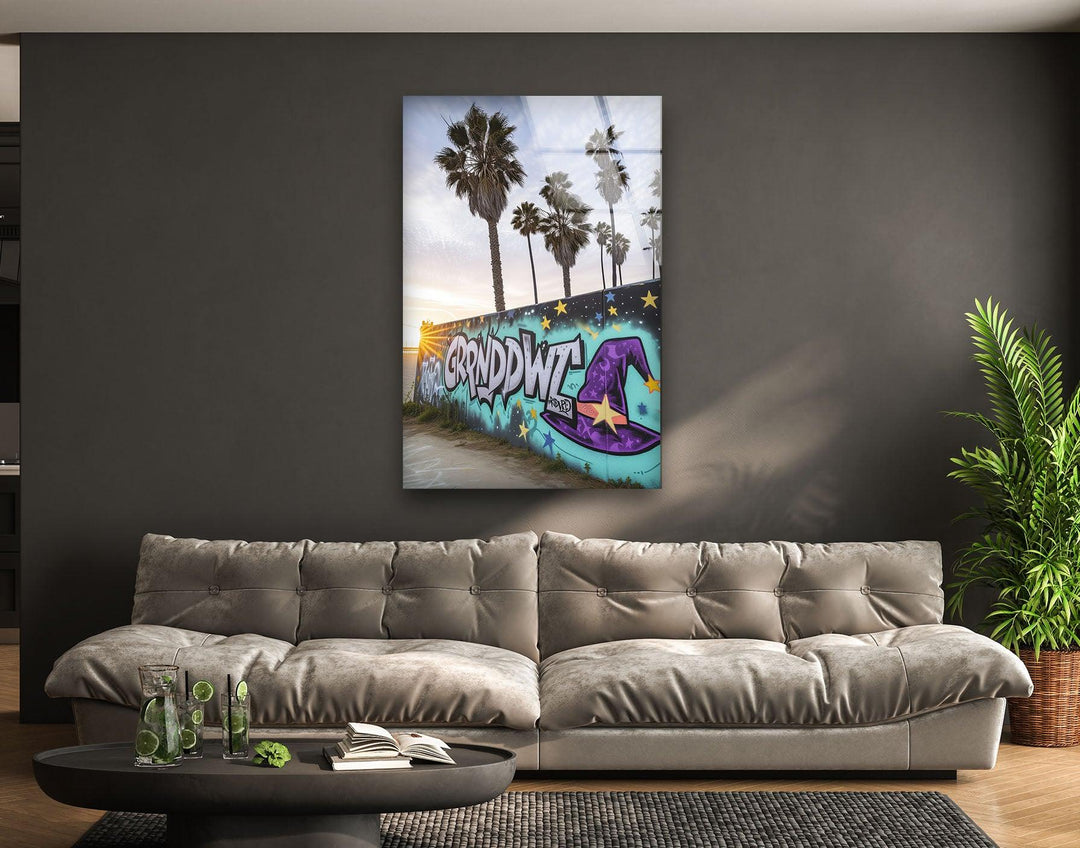 Graffiti Tempered Glass Wall Art - MyPhotoStation