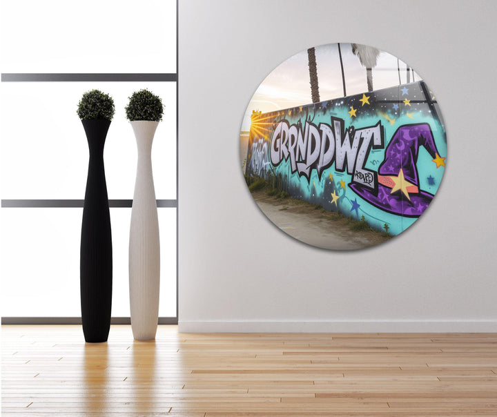 Graffiti Tempered Glass Wall Art - MyPhotoStation