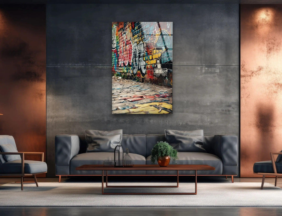 Graffiti Tempered Glass Wall Art - MyPhotoStation