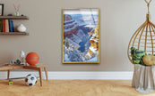 Grand Canyon Winter Sunset Tempered Glass Wall Art