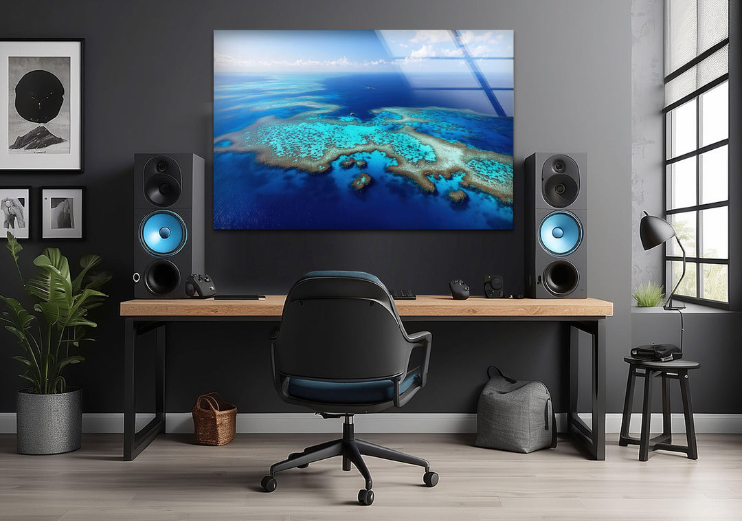 Great Barrier Reef in Australia Landscape Glass Wall Art glass image printing, glass prints from photos
v