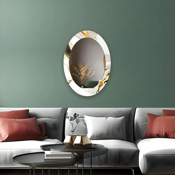 Decorative wall mirror perfect for adding a touch of modern elegance to your home
