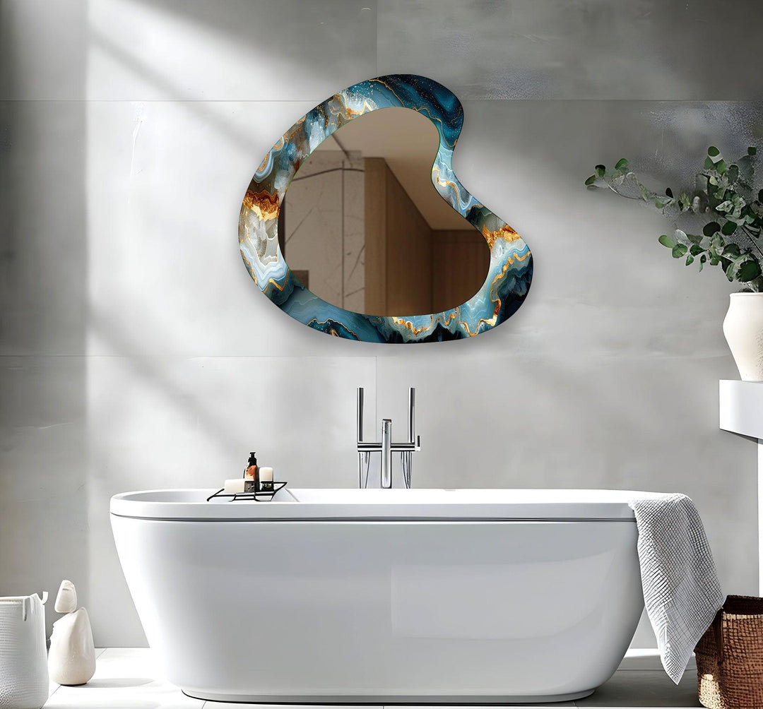 Stylish wall mirrors with bold and sleek frames to elevate the decor of any room
