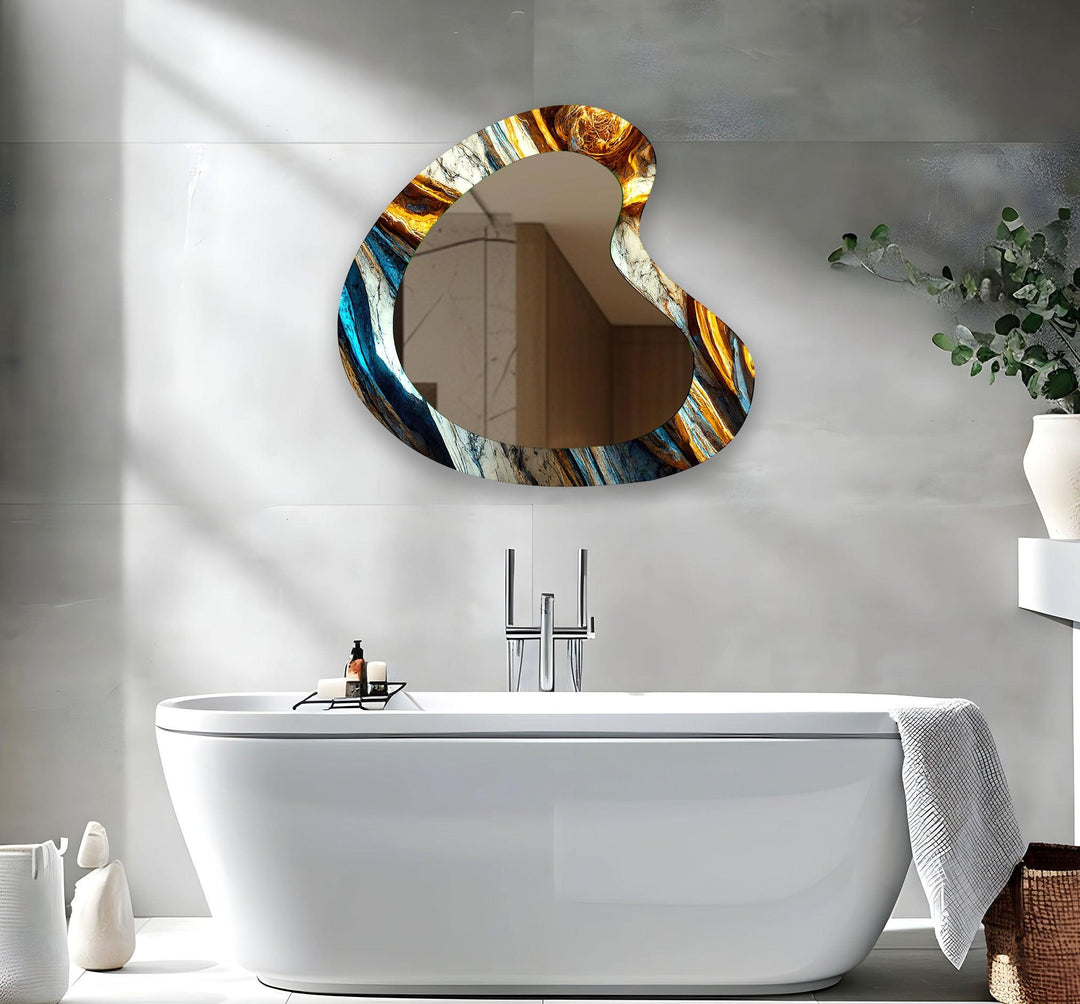 Stylish wall mirrors designed with sleek frames to elevate the aesthetic of any room
