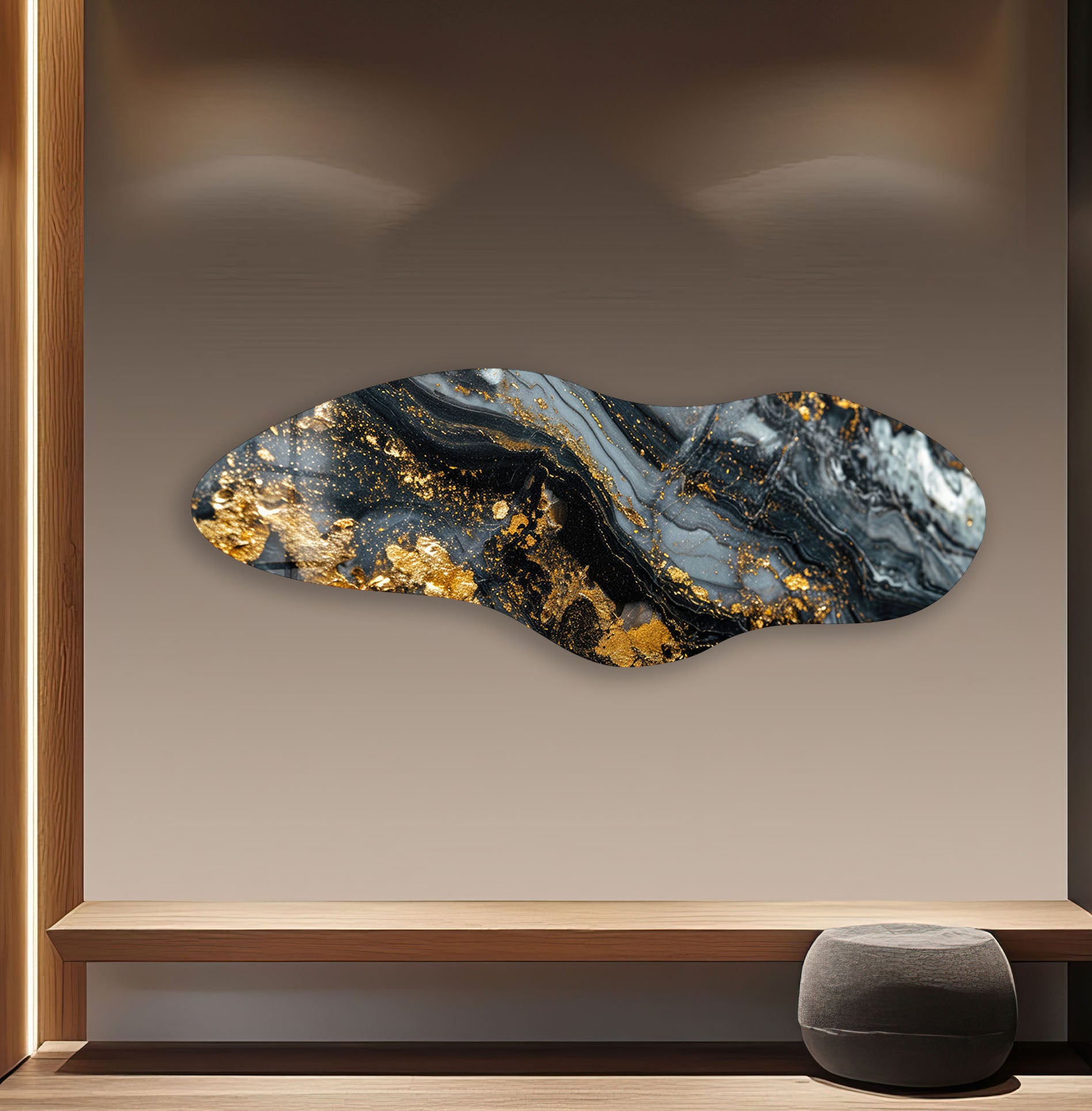 Glass Printing, Mural Art, Wall Decoration, Luxury Marble Glass, Black Gold Marble cheapest Tempered Glass, Fashion Marble Tempered Glass,