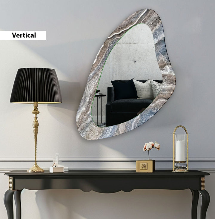 Decorative wall mirror with a minimalist frame to complement both modern and classic interiors
