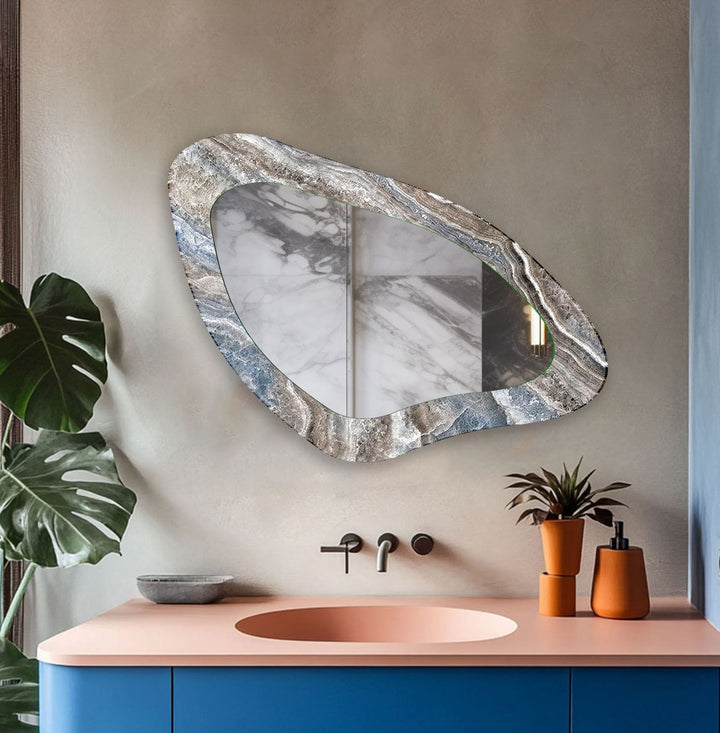 Stylish wall mirrors designed with sleek frames to elevate the aesthetic of any room
