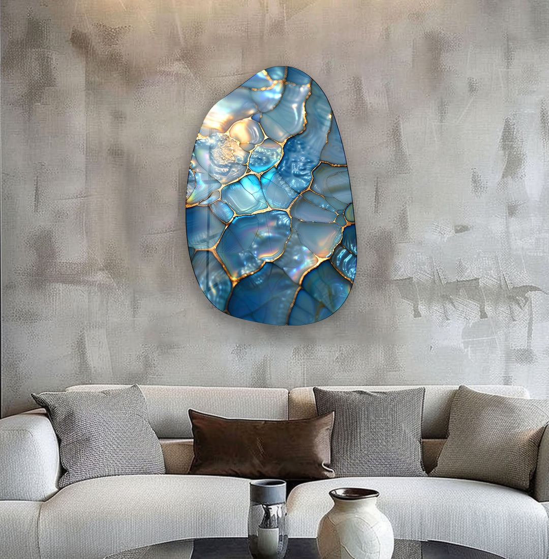 Pearl Glossy Aesthetic Glass Wall Art, art glass wall art, glass wall art pictures
