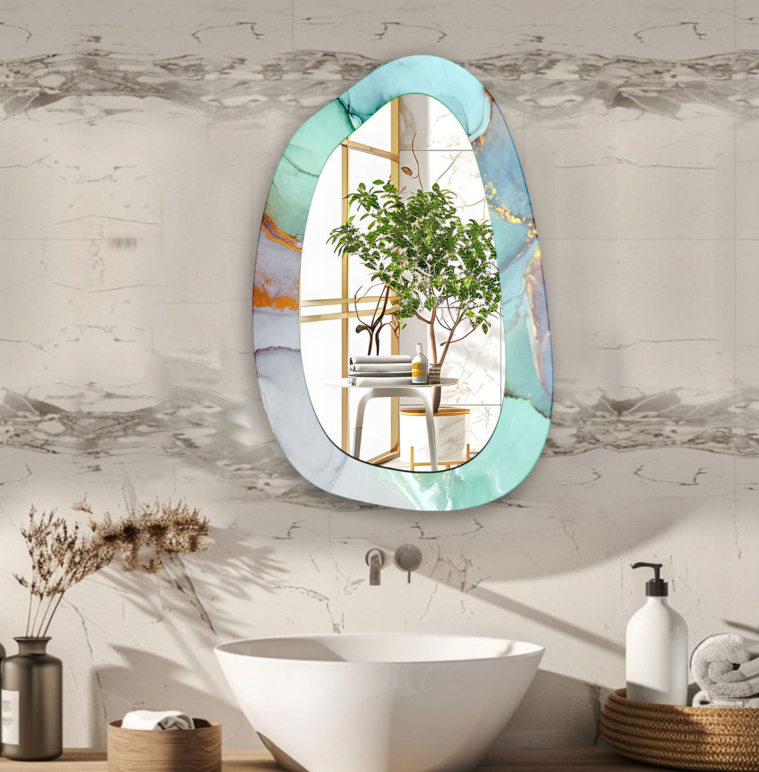 Irregular Shape Decorative Wall Mirror